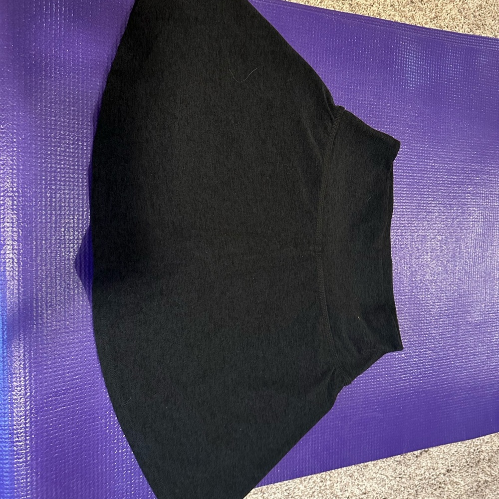 NWOT Beyond Yoga Spacedye Hot Shot Circle Skirt Darkest Night (Black) Size:Small